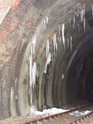 Ice in the tunnel - Sheila Beaumont - 12 February 2012