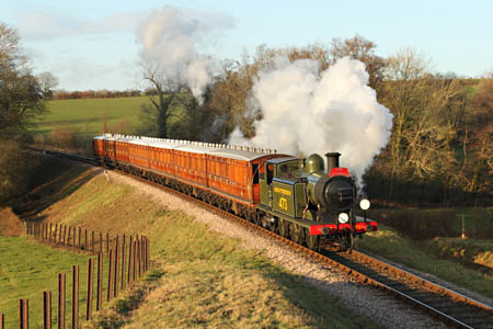 B473 with Victorian Train - Andrew Strongitharm - 2 January 2012