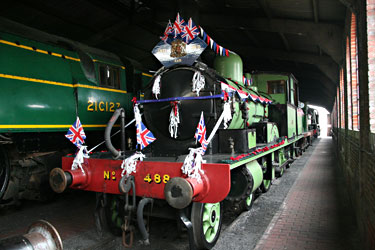 LSWR 488 dressed for Jubilee - John Sandys - 2 June 2012