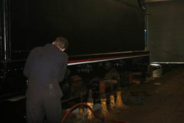 Duncan Bourne lining out the tender of the Q-class - 18 March 2012
