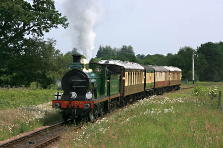 C-class en-route to Horsted Keynes with stock to form a Wedding special - Tony Sullivan - 14 June 2012