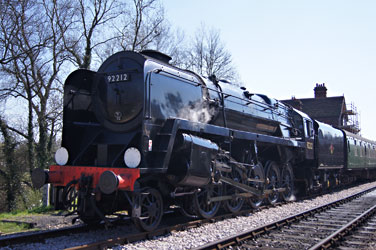 92212 ready to leave Sheffield Park - Aidan Grant - 6 April 2012