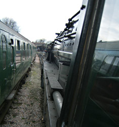 9F comes off shed - Mike Lee - 14 April 2012