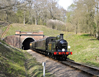 B473 exits the tunnel - Derek Hayward - 6 April 2012