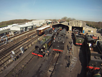 Loco Yard from pole cam - Martin Lawrence - 29 March 2012