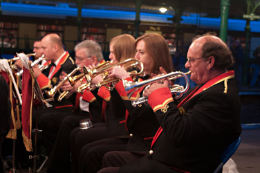 Horsham Borough Band at the Beer Brass & Steam evening - Neal Ball - 7 July 2012