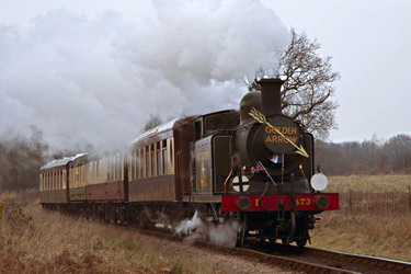 B473 with Pullman train - Martin Lawrence - 13 December 2012