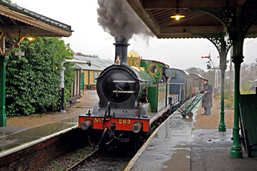 H-class with Chatham and other wagons, photo charter - Stephen Leek - 21 November 2012