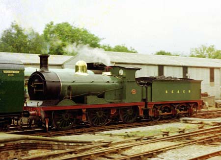 C-class loco No.592 at the Bluebell back in 1977 - Clive Hanley