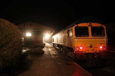 66712 at Horsted Keynes on Gauging run - Andrew Strongitharm - 7 March 2013