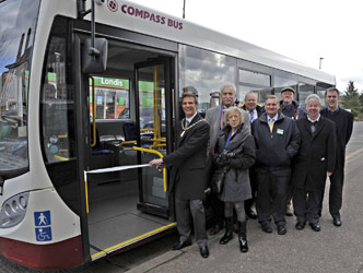 769 Bus Service Launch by the Mayor of Haywards Heath - Derek Hayward - 29 March 2013