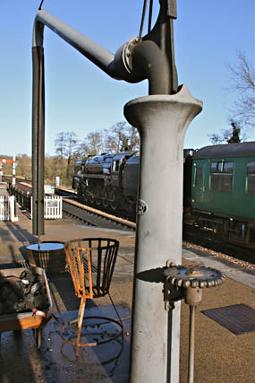 The 9F and the water crane - Steve Lee - 1 January 2013