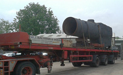 Camelot's boiler leaves Sheffield Park - Tony Hillman - 19 June 2013