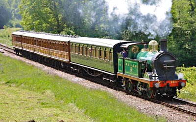 H-class with train at Holywell - Steve Lee - 2 June 2013