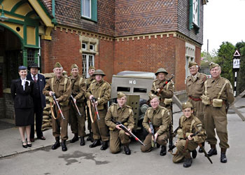 Homeguard, with Tim and Louise, at Horsted Keynes - Derek Hayward -11 May 2013