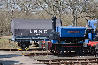 Sharpthorn and LBSCR Wagon at Horsted - John Sandys - 2 April 2013