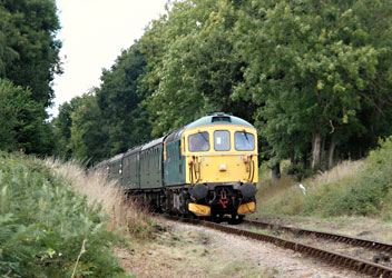 33103 on service train - Phil Horscroft - 7 Sept 2013