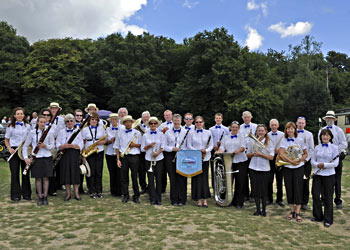 The Bluebell Railway Band at the Vintage Weekend - Derek Hayward - 11 Aug 2013