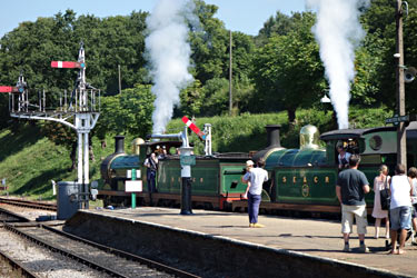 C and the H ready to leave Horsted Keynes - Brian Lacey - 27 August 2013