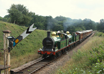 SECR H and C class locomotives with the vintage set - Phil Horscroft - 8 Aug 2013