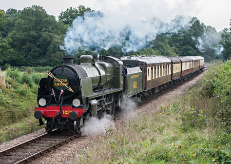 U-class with lunch train at Holywell - Chris Rigby - 29 September 2013