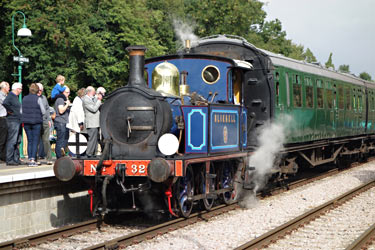Bluebell with Autumn Tints train at East Grinstead - Brian Lacey - 2 Oct 2013
