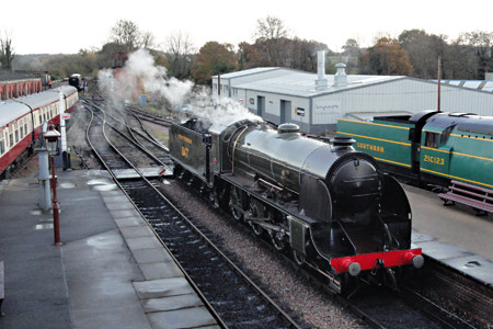 S15 steams at Sheffield Park - Robin Johnston - 20 November 2013