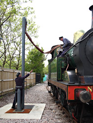 H-class takes water at East Grinstead - Mike Hopps - 14 May 2014
