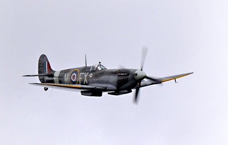 Spitfire flypast at Horsted Keynes - Derek Hayward - 10 May 2014