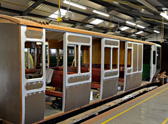 LBSCR 949 in carriage works - Derek Hayward - 23 August 2014