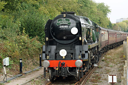 Braunton arrives at East Grinstead - Brian Lacey - 2 October 2014