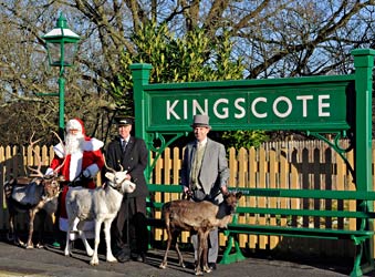 Reindeer with at Kingscote - Derek Hayward - 13 December 2014