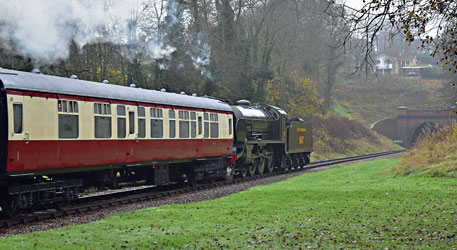 S15 and 16012 at West Hoathly - Brian Lacey - 30 November 2014