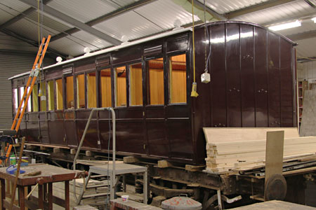 SECR Carriage 3188 under restoration - Dave Clarke - 18 January 2015