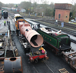 Camelot being shunted into the works - Tony Sullivan - 19 January 2015