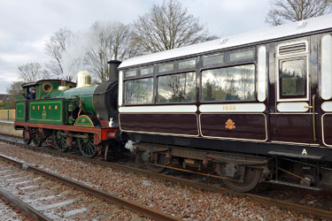 H-class with Observation Car at East Grinstead - Brian Lacey - 30 December 2014