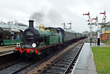 S15 and H-class at Horsted Keynes - Kenny Felstead - 3 January 2015