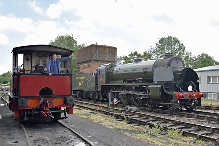 S15 and Baxter at Sheffield Park - Brian Lacey - 13 June 2015