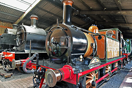 Stepney on display in the shed at Sheffield Park - Brian Lacey - 13 June 2015