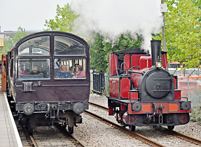 Baxter with Observation Car at East Grinstead - Brian Lacey - 30 August 2015