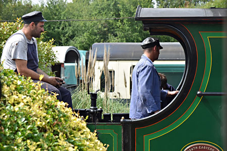 Crew of the C-class at Horsted Keynes - Brian Lacey - 12 August 2015