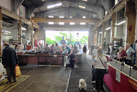 Model Railway Weekend - layouts in Loco Works - Richard Salmon - 27 June 2015