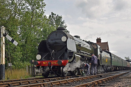 S15 being prepared for its train at Sheffield Park - Brian Lacey - 12 August 2015