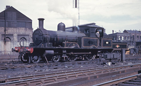 LSWR Adams 0415-class No.488 at Brighton on its way to the Bluebell - David Pool - 12 July 1961