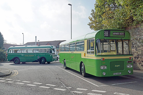 Single deckers at East Grinstead - Brian Lacey - 4 October 2015