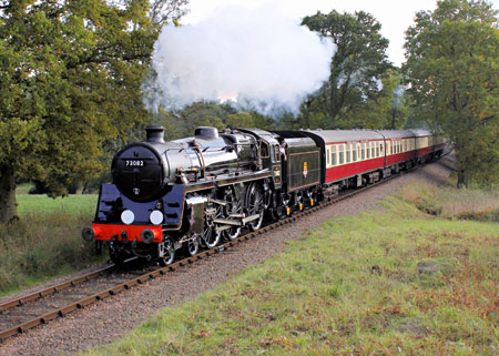 Camelot's test train near Three Arch Bridge - Peter Edwards - 20 October 2015