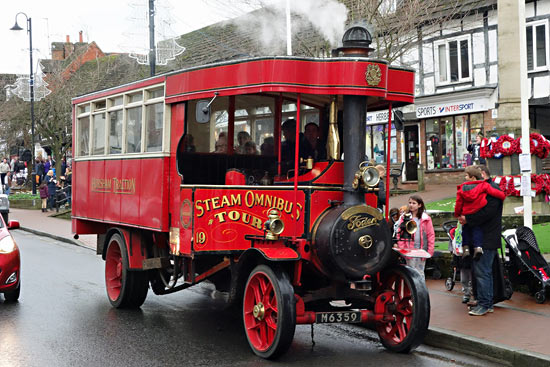 Steam bus in East Grinstead - Brian Lacey - 20 December 2015