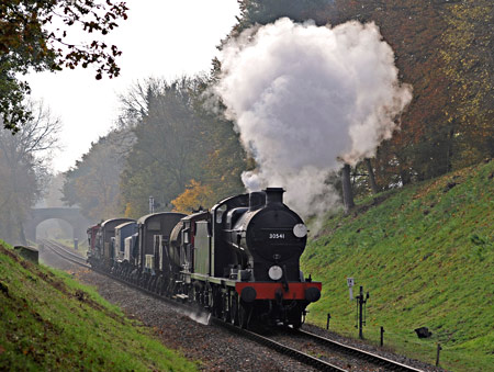 Q-class with the goods at Mill Place Cutting - Derek Hayward - 31 October 2015