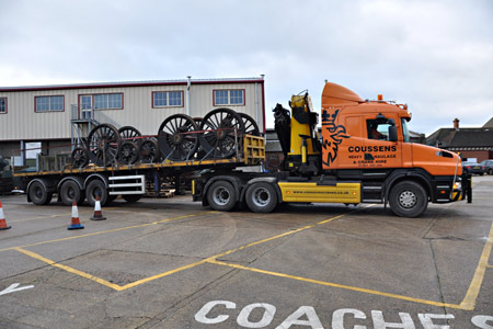 Wheelsets from 80151 set off for South Devon Engineering - John Sandys - 14 January 2016