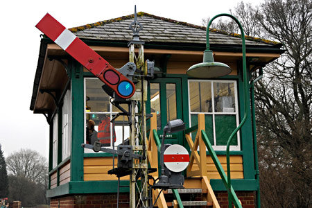 Signals at north end of the Loop platform - Derek Hayward - 24 January 2016